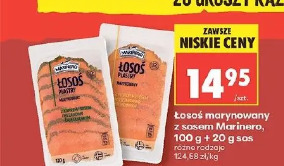 Łosoś marynowany z sosem Marinero