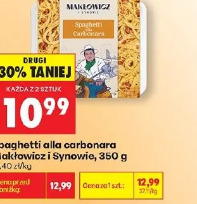 Spaghetti alla carbonara Makłowicz i Synowie