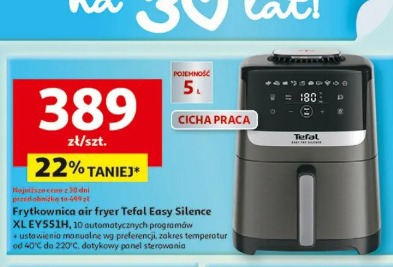 Frytkownica air fryer Tefal Easy Silence XL EY551H