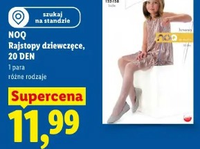 NOQ Rajstopy dziewczęce, 20 DEN