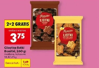 Ciastka listki Bonitki