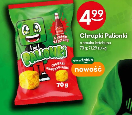 Chrupki Palionki o smaku ketchupu