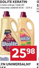 Płyn do prania Woolite Keratin