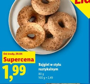 Bajgiel w stylu rustykalnym