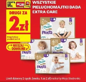 Wszystkie pieluchomajtki Dada Extra Care