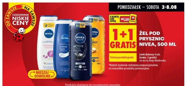 Żel pod prysznic Nivea, 500 ml