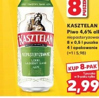 Kasztelan Piwo 4,6% alk. niepasteryzowane