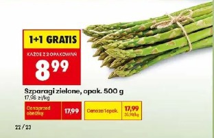 Szparagi zielone, opak.