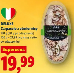 Deluxe Carpaccio z ośmiornicy