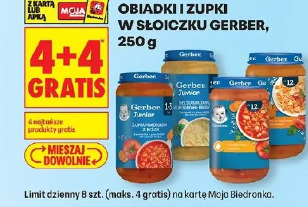 Obiadki i zupki w słoiczku Gerber