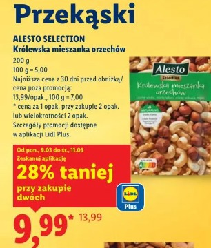 Alesto Selection królewska mieszanka orzechów