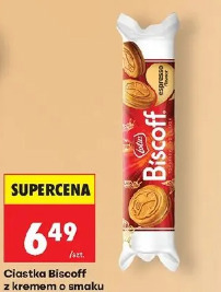 Ciastka Biscoff z kremem o smaku espresso Lotus