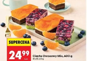 Ciasto owocowy mix