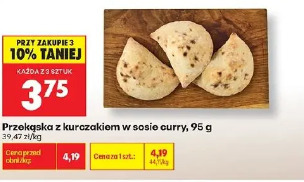 Przekąska z kurczakiem w sosie curry