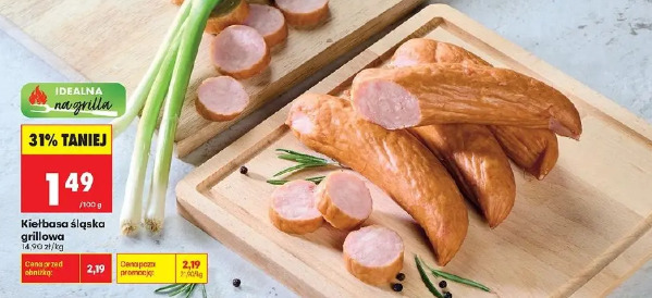 Kiełbasa śląska grillowa