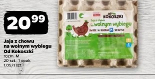 Jaja z chowu na wolnym wybiegu Od Kokoszki