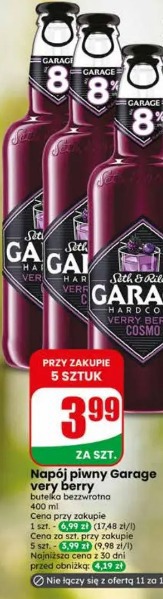 Garage very berry napój piwny