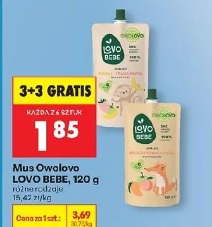 Mus Owolovo Lovo Bebe, 120 g