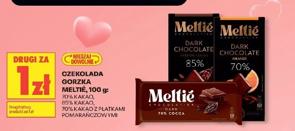 Czekolada gorzka Meltie, 100 g