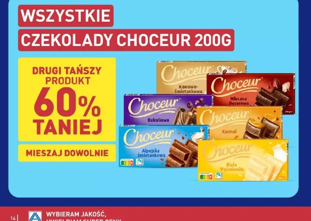 Wszystkie czekolady Choceur 200g