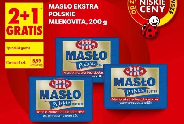 Masło Ekstra Polskie Mlekovita