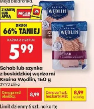 Schab lub szynka z beskidzkiej wędzarni Kraina Wędlin