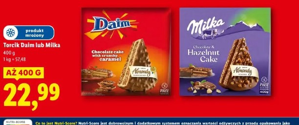Daim Torcik Daim lub Milka