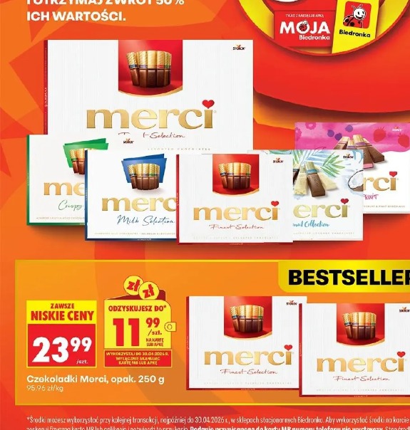 Wszystkie czekoladki Merci