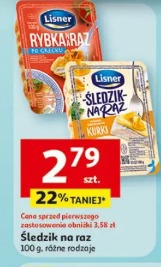 Śledzik na raz Lisner