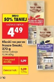 Kluski na parze Nasze Smaki, 370 g