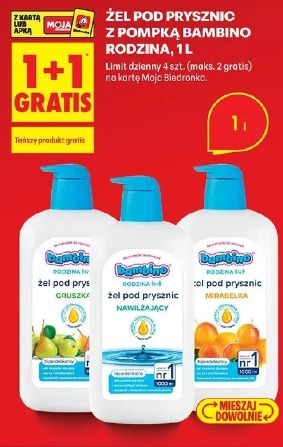 Żel pod prysznic z pompką Bambino Rodzina