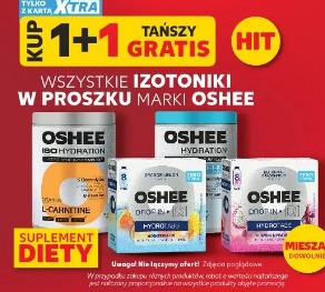 Oshee izotoniki w proszku