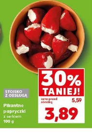 Pikantne papryczki z serkiem