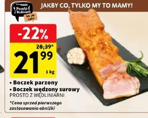 Boczek wędzony surowy Prosto z wędlinarni