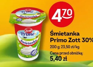 Śmietanka Primo Zott 30%
