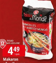 Makaron z fasoli mung Tables du Monde