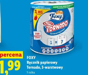Foxy ręcznik papierowy Tornado, 3-warstwowy