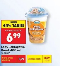 Lody koktajlowe Koral