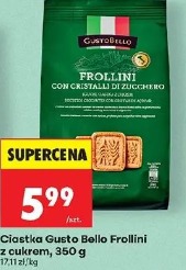 Ciastka Gusto Bello Frollini z cukrem