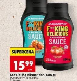 Sos Fitking AllNutrition truskawkowy karmelowy