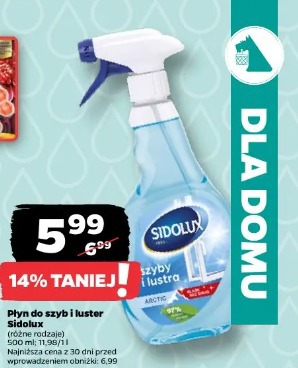 Płyn do szyb i luster Sidolux