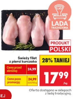 Świeży filet z piersi kurczaka