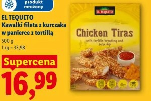 El Tequito Kawałki fileta z kurczaka w panierce z tortillą