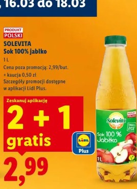 Solevita Sok 100% jabłko