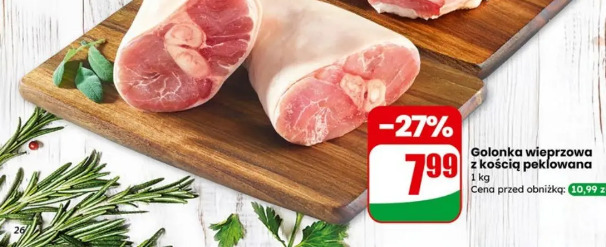 Golonka wieprzowa z kością peklowana