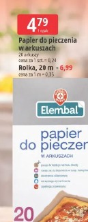 Papier do pieczenia w arkuszach Elembal