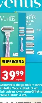 Gillette Venus Start maszynka do golenia + ostrza 3 szt. lub ostrza wymienne Gillette Venus Start 4 szt.