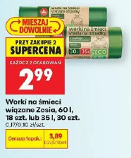 Worki na śmieci wiązane Zosia