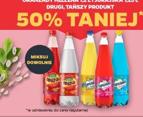 Oranżady Hellena 1,2 l i Jurajska 1,25 l