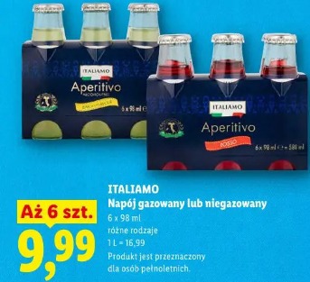 Italiamo Napój gazowany lub niegazowany